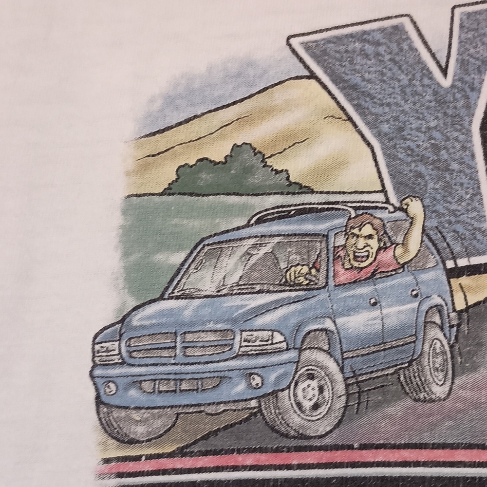 Vintage Big Dog I Do Own The Road T-shirt Size Medium - Picture 3 of 8